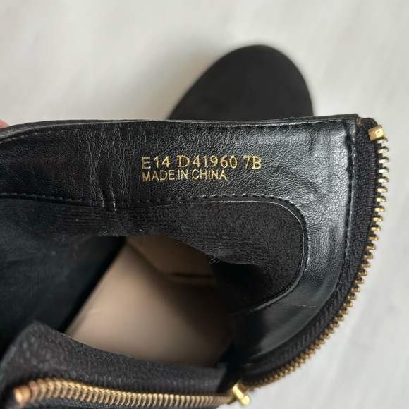 Cole Haan Grand OS Davenport Nubuck Zip Leather Ankle Boots Black Size 7B - Picture 11 of 17